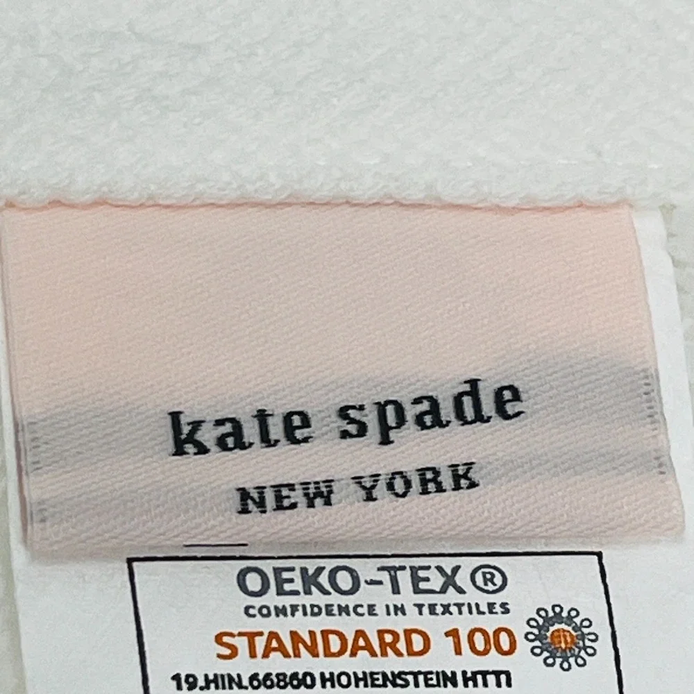 NEW Kate Spade Washcloth White 13